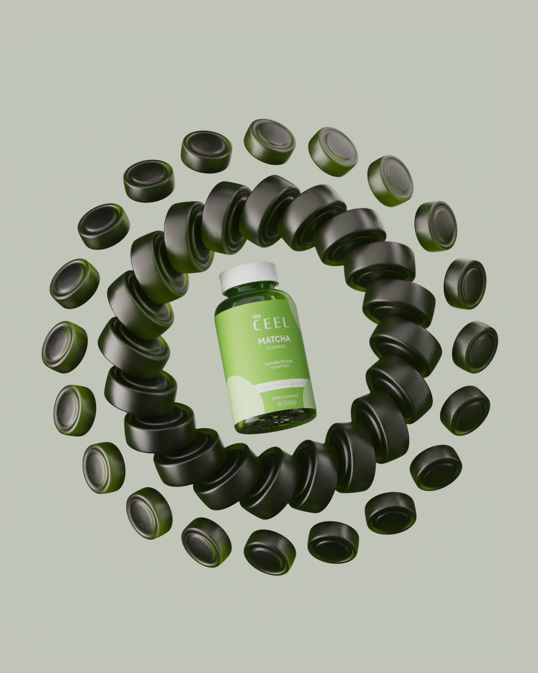 Vita CEEL Matcha Gummies – energijski matcha gumijevi bonboni | lumme.