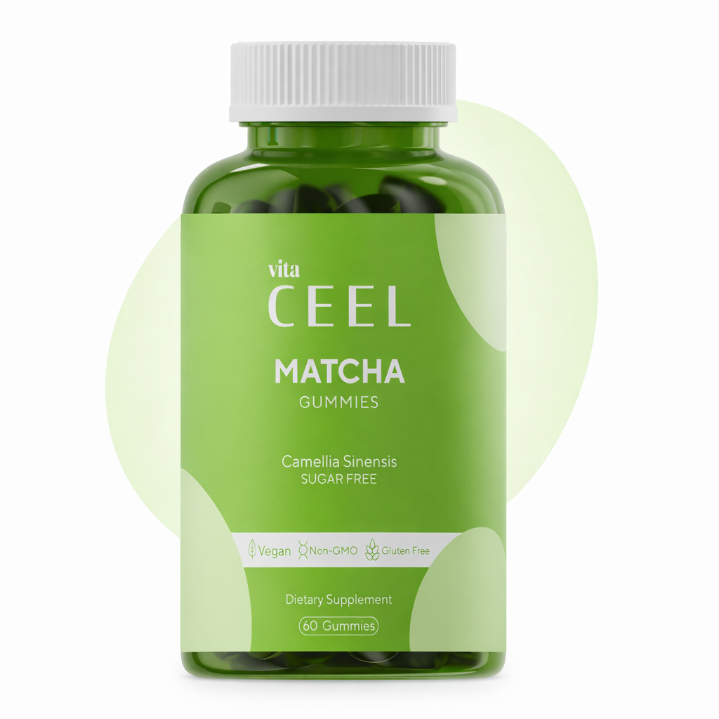 Vita CEEL Matcha Gummies – izvleček zelenega čaja Camellia Sinensis brez sladkorja | lumme.